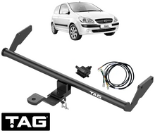 TAG STD DUTY TOW BAR & WIRING KIT TO SUIT HYUNDAI GETZ TB G4EA G4EC G4ED G4EE 1.3L 1.4L 1.5L 1.6L I4