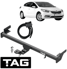 STD DUTY TOW BAR & UNIVERSAL WIRING KIT TO SUIT KIA CERATO YD G4NA 2.0 I4 ON 8/13 TO 3/18 SEDAN ONLY