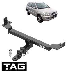 TAG HEAVY DUTY TOW BAR TO SUIT KIA SPORTAGE JE KM G4GC D4EA TURBO DIESEL 2.0L I4