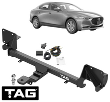 TAG STANDARD DUTY TOW BAR & WIRING KIT TO SUIT MAZDA3 BM BN PE-VPS PEY5 PEY7 LF-VE 2.0L I4 TO 03/19