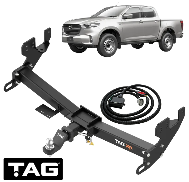 TAG EXTREME RECOVERY (XR) TOW BAR &amp; WIRING KIT TO SUIT ISUZU D-MAX TFR TFS 4JJ3-TCX 3.0 I4 STYLESIDE