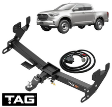 TAG EXTREME RECOVERY (XR) TOW BAR &amp; WIRING KIT TO SUIT ISUZU D-MAX TFR TFS 4JJ3-TCX 3.0 I4 STYLESIDE