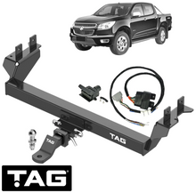 TAG HEAVY DUTY TOW BAR & WIRING KIT TO SUIT HOLDEN COLORADO RC Y24SE 4JJ1-TC TURBO DIESEL 2.4 3.0 I4