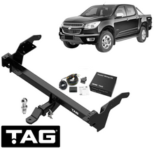 TAG HEAVY DUTY 1-PIECE DESIGN TOW BAR & BRINK WIRING KIT TO SUIT HOLDEN COLORADO RG LWH LWN 2.8L I4