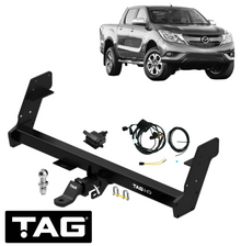 TAG HEAVY DUTY TOW BAR & WIRING KIT TO SUIT MAZDA BT-50 UP UR P4AT 2.2L I4 4WD & RWD STYLESIDE ONLY