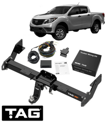 TAG EXTREME RECOVERY TOW BAR & BRINK WIRING KIT FOR MAZDA BT-50 UR P4AT 2.2 I4 4WD & RWD CAB CHASSIS