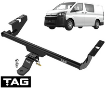 TAG STANDARD DUTY TOW BAR FOR TOYOTA HIACE KDH201R KDH221R KDH223R 1KD-FTV 3.0L I4 TILL 01/2019 LWB