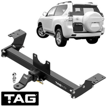 TAG HEAVY DUTY 3-PIECE DESIGN TOW BAR FOR TOYOTA PRADO RZJ120R RZJ125R TRJ125R 3RZ-FE 2TR-FE 2.7L I4