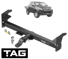 TAG HEAVY DUTY 3-PIECE TOW BAR TO SUIT ISUZU D-MAX TFR TFS 4JJ1-TC 4JJ1-TCX 3.0L I4 TILL 07/2020