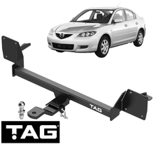 TAG STANDARD DUTY TOW BAR FOR MAZDA3 BK LF-DE LF-VE LF50 LF72 LFN7 LFN8 RF7J RF8G 2.0 I4 SEDAN ONLY