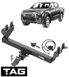 HD TOW BAR & WIRING KIT FOR ISUZU D-MAX RC TFR TFS TF 4JK1-TC 4JJ1-TC 4JJ1E4CL 2.5L 3.0 I4 STYLESIDE