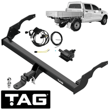 TAG HEAVY DUTY TOW BAR & WIRING KIT TO SUIT FORD RANGER PX P5AT TURBO DIESEL 3.2L I5 4WD CAB CHASSIS