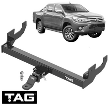 TAG HEAVY DUTY TOW BAR FOR TOYOTA HILUX GGN15R GGN25R 1GR-FE 4.0L V6 TRAYBACK & STYLESIDE 04/2005 ON