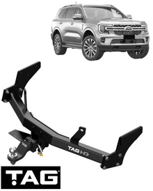 TAG HEAVY DUTY TOW BAR TO SUIT FORD EVEREST UB BFWS TURBO DIESEL 3.0L V6 FROM 06/2022 SUV ONLY