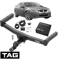 TAG HEAVY DUTY TOW BAR & BRINK WIRING KIT TO SUIT HOLDEN COMMODORE VF ALLOYTEC LWR 3.6 V6 SEDAN ONLY