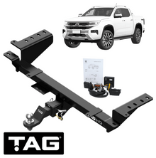 TAG HEAVY DUTY TOW BAR &amp; WIRING KIT TO SUIT VOLKSWAGEN AMAROK NF DXWA TURBO DIESEL 3.0L V6 STYLESIDE