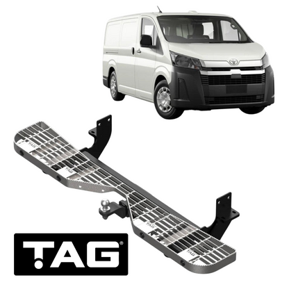 TAG HD 3-PIECE DESIGN TOW BAR KIT FOR TOYOTA HIACE GRH300 7GR-FKS 3.5L V6 FACELIFT MODELS 08/2025 ON