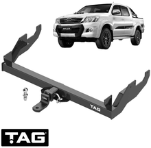 TAG HEAVY DUTY TOW BAR TO SUIT TOYOTA HILUX GGN15R GGN25R 1GR-FE 4.0L V6 FROM 04/2005