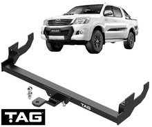 TAG STD DUTY TOW BAR FOR TOYOTA HILUX GGN15R GGN25R 1GR-FE 4.0 V6 SUITS TRAYBACK & STYLESIDE 4/05 ON