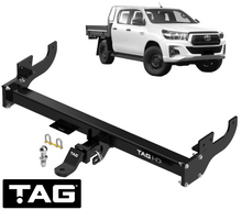 TAG HD 3-PIECE DESIGN TOW BAR FOR TOYOTA HILUX GGN15R 1GR-FE 4.0L V6 CAB CHASSIS & STYLESIDE 4/05 ON