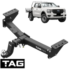 TAG HEAVY DUTY TOW BAR TO SUIT FORD RANGER PY T6.2 BF2S TURBO DIESEL 3.0L V6 CAB CHASSIS ONLY