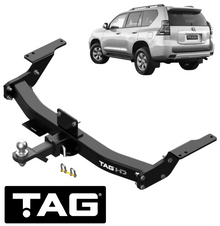 TAG HEAVY DUTY 3-PIECE DESIGN TOW BAR TO SUIT TOYOTA PRADO GRJ150R 1GR-FE 4.0L V6