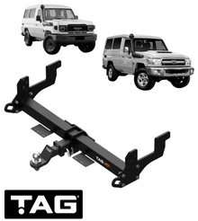 TAG EXTREME RECOVERY (XR) TOW BAR FOR TOYOTA LANDCRUISER VDJ78R VDJL78R 1VD-FTV 4.5 V8 TROOP CARRIER