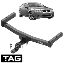 TAG HEAVY DUTY TOW BAR TO SUIT HOLDEN COMMODORE VE VF L76 L77 L98 LS3 6.0L 6.2L V8 SEDAN ONLY