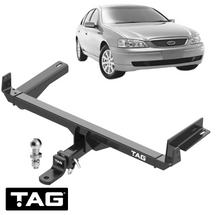 TAG HEAVY DUTY TOW BAR TO SUIT FORD FALCON BA BF Barra 220 230 5.4L V8 SEDAN ONLY