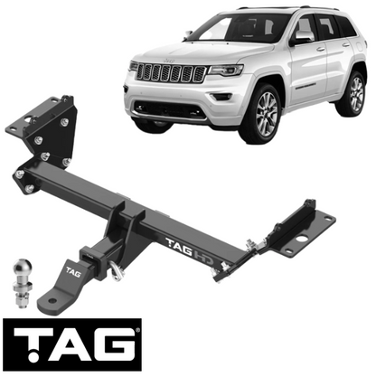 TAG HEAVY DUTY TOW BAR TO SUIT JEEP GRAND CHEROKEE WK ESG 6.4L V8 WAGON ONLY