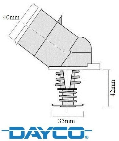 DAYCO 87 DEGREE THERMOSTAT TO SUIT HSV MALOO VU VY.I LS1 5.7L V8