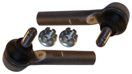 PAIR OF OUTER TIE ROD ENDS TO SUIT TOYOTA HIACE TRH200R TRH214R 1TR-FE 2TR-FE 2.0L 2.7L I4