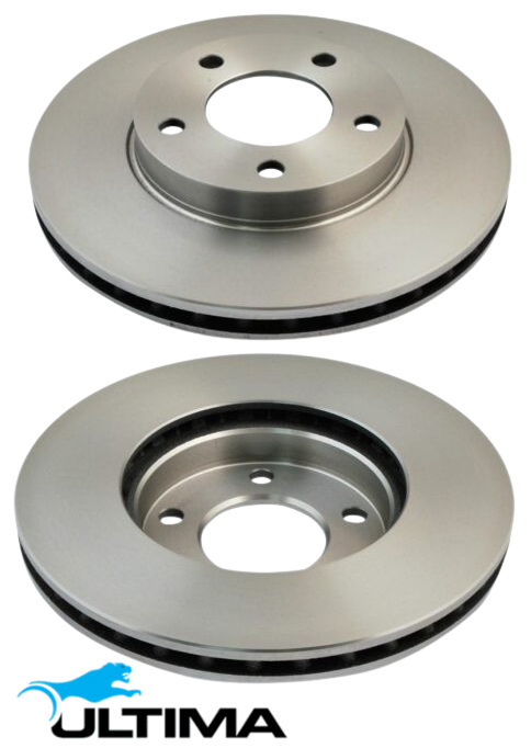ULTIMA FRONT VENTED DISC BRAKE ROTOR SET TO SUIT MAZDA TRIBUTE CU L3 2.3L I4 TILL 12/2005