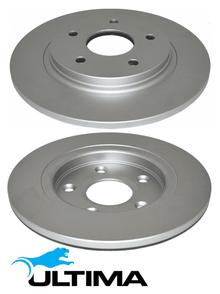ULTIMA REAR SOLID DISC BRAKE ROTOR SET TO SUIT DODGE JOURNEY JC EBT ECE 2.0L I4 OD 305MM
