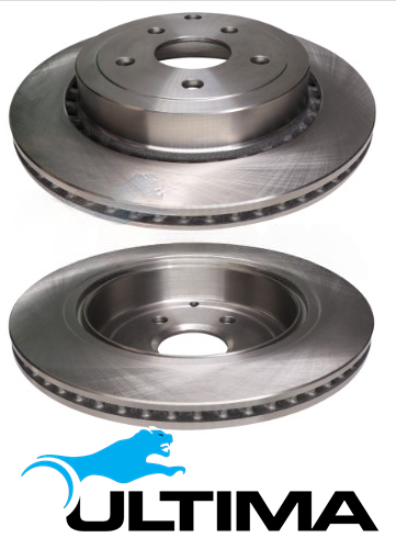 ULTIMA REAR DISC BRAKE ROTOR SET TO SUIT HOLDEN CALAIS VE VF L76 L77 L98 LS3 6.0L 6.2L V8