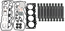 VRS GASKET SET & HEAD BOLTS COMBO PACK FOR NISSAN NAVARA D22 D40 YD25DDT YD25DDTI 2.5L I4 TO 12/2009