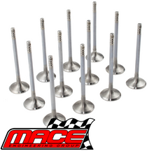 12 X MACE STAINLESS STEEL EXHAUST VALVE FOR FORD TERRITORY SX SY SZ BARRA 182 190 195 245T 4.0L I6