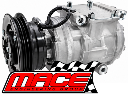 MACE AIR CONDITIONING AC COMPRESSOR TO SUIT TOYOTA LANDCRUISER HZJ80R HZJ105R HDJ80R HDJ100R 1HZ 1HD-T 1HD-FT 1HD-FTE TURBO DIESEL 4.2L I6