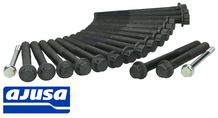 AJUSA CYLINDER HEAD BOLT SET TO SUIT MITSUBISHI 4M40 4M40T TURBO DIESEL 2.8L I4