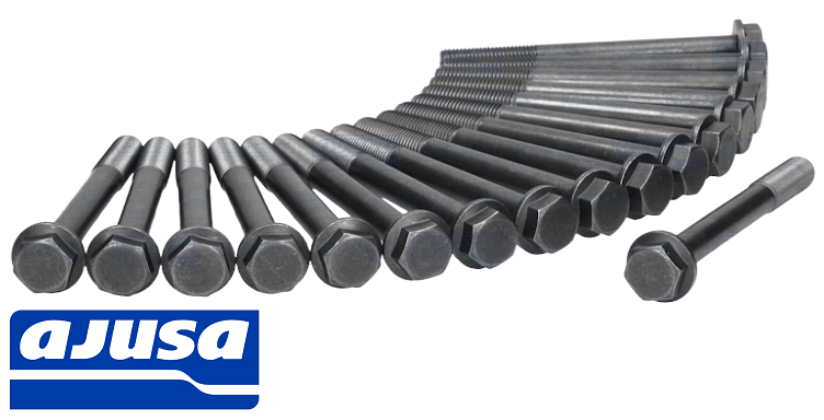 AJUSA CYLINDER HEAD BOLT SET TO SUIT NISSAN TERRANO R20 TD27TI TURBO DIESEL 2.7L I4