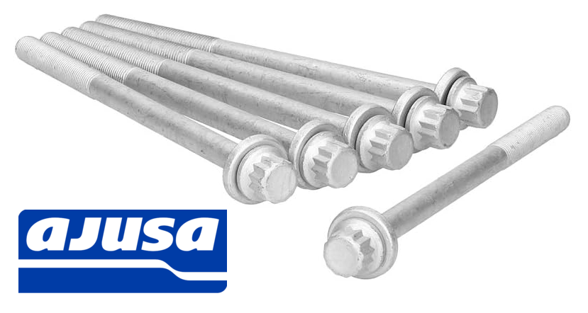 AJUSA CYLINDER HEAD BOLT SET TO SUIT SUBARU IMPREZA GD GG G11 EJ205 TURBO 2.0 F4 SUITS 160KW & 168KW