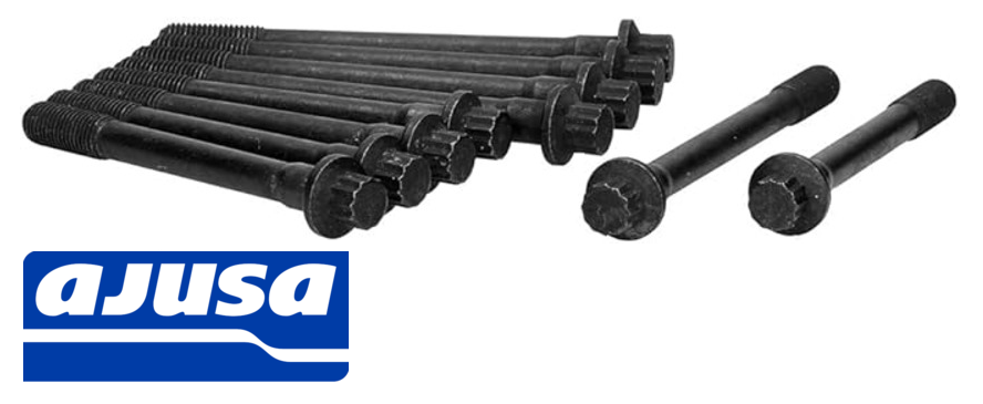 AJUSA CYLINDER HEAD BOLT SET TO SUIT TOYOTA COROLLA AE112R 7A-FET TURBO 1.8L I4