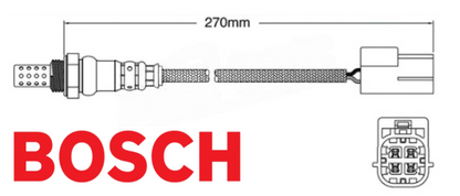 BOSCH POST CATALYTIC OXYGEN O2 SENSOR TO SUIT NISSAN PATHFINDER R51 VQ40DE 4.0L V6