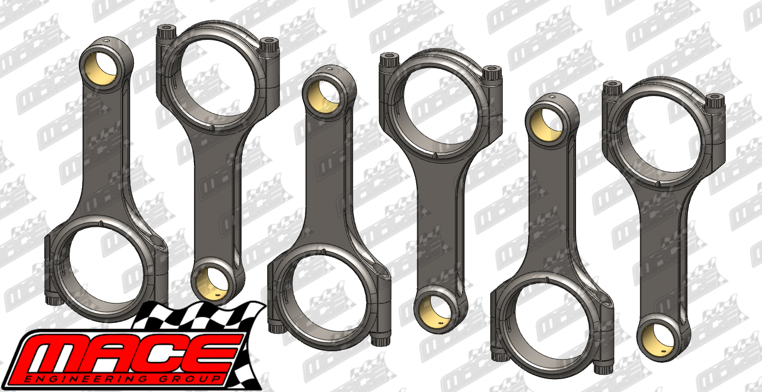 Performance Con Rods PERFORMANCE FORGED H-BEAM CONRODS TO SUIT HOLDEN STATESMAN VS WH WK EC ...