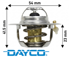 DAYCO 82 DEGREE THERMOSTAT TO SUIT HOLDEN COMMODORE VC VH VK 173 202 BLUE BLACK 2.8L 3.3L I6
