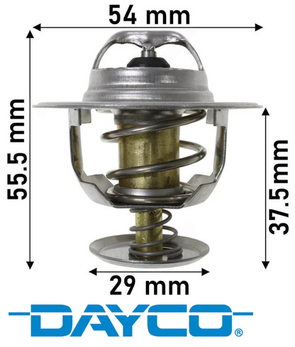 DAYCO 82 DEGREE THERMOSTAT TO SUIT HOLDEN CRUZE JG JH.II Z20S1 Z20D1 TURBO DIESEL 2.0L I4