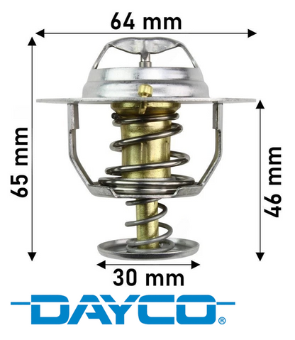 DAYCO 82 DEGREE THERMOSTAT TO SUIT MITSUBISHI TRITON ML 6G74 3.5L V6