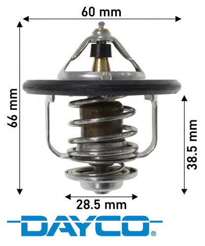 DAYCO 82 DEGREE THERMOSTAT TO SUIT TOYOTA HILUX RZN149R RZN154R RZN169R RZN174R RZN185R 3RZ-FE 2.7L I4