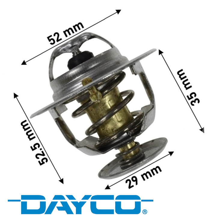DAYCO 88 DEGREE THERMOSTAT TO SUIT MAZDA BT-50 UP UR P4AT TURBO DIESEL 2.2L I4