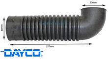DAYCO AIR INTAKE HOSE TO SUIT TOYOTA LANDCRUISER HJ75R 2H DIESEL 4.0L I6